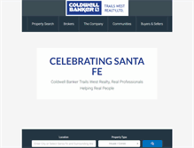 Tablet Screenshot of coldwellbankersantafe.com